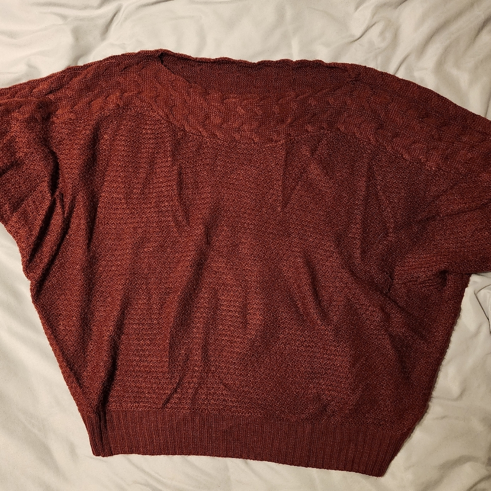 EUC Retrology Wine Colored Sweater XL